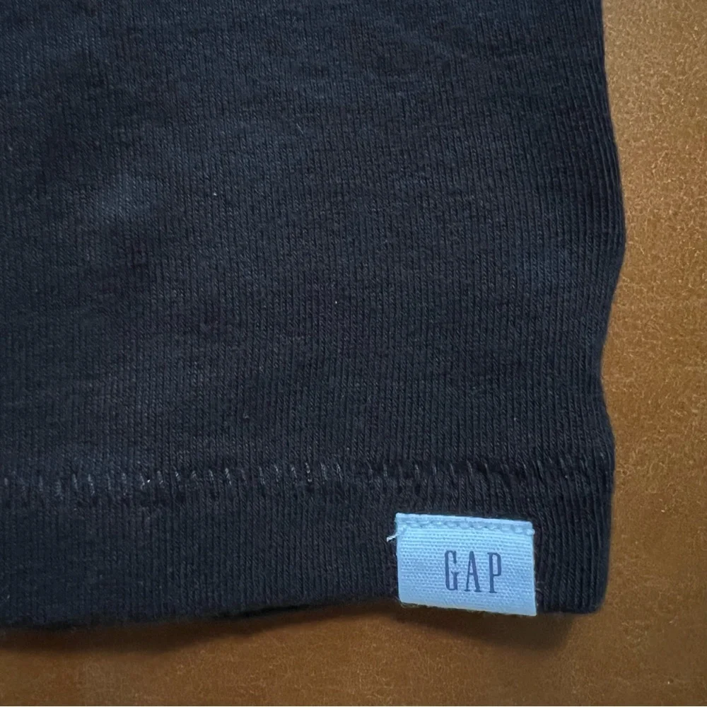GAP Baby Black Cotton Pocket Tee, 18-24mo - NEW